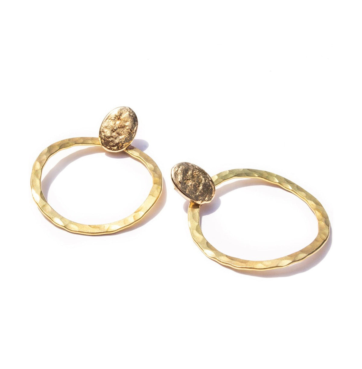 Pepa Large Circle Earrings