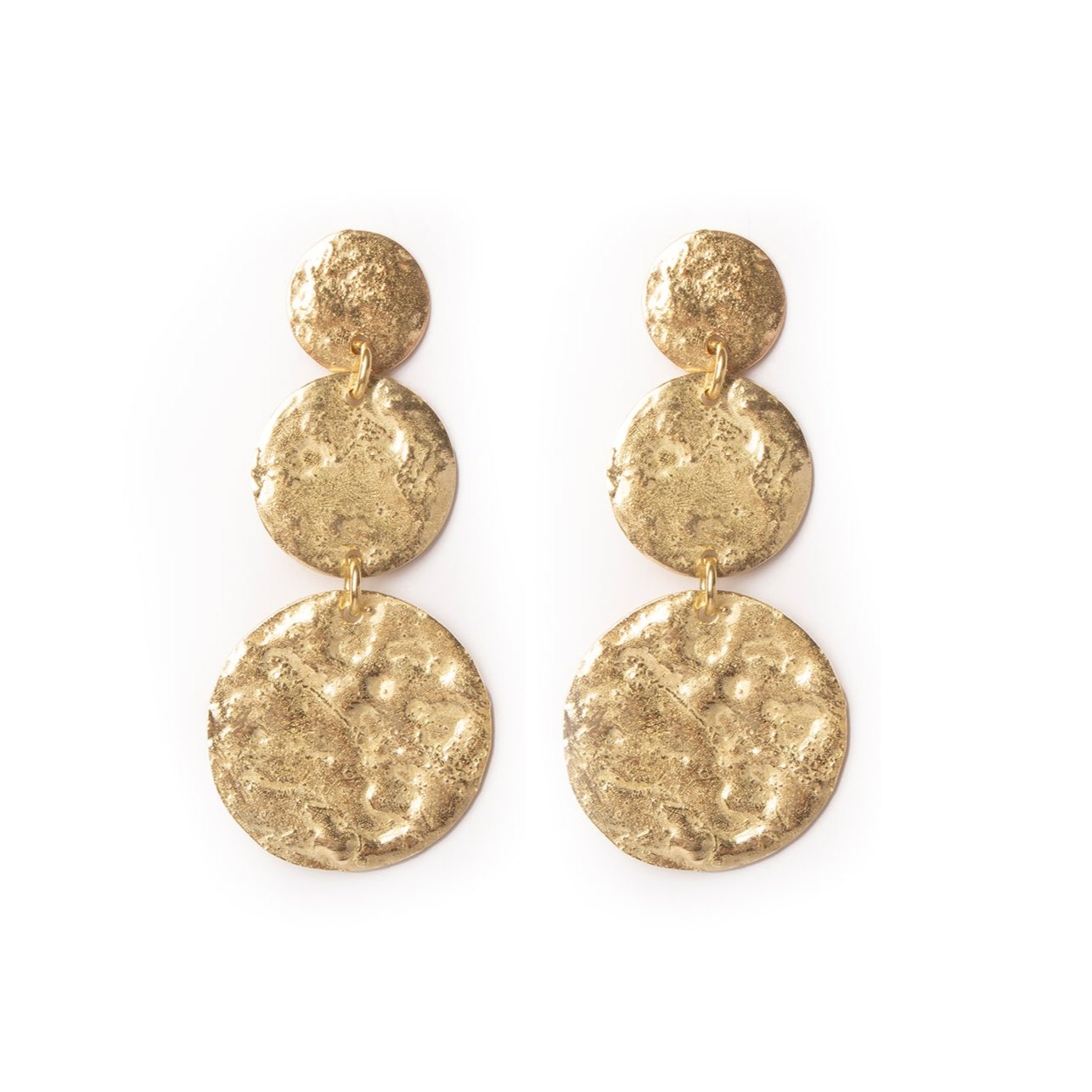 Pendientes Triple moneda