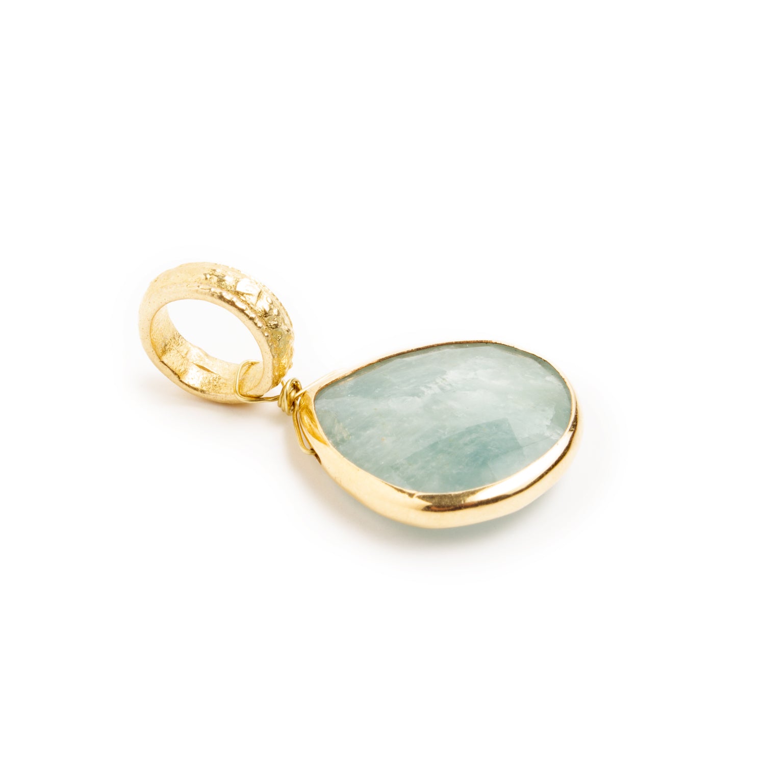 Aquamarine Drop Pendant