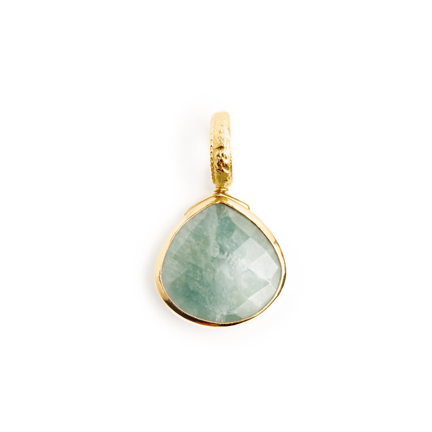 Aquamarine Drop Pendant