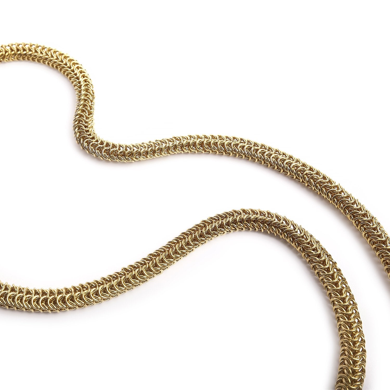 Brass woven cord