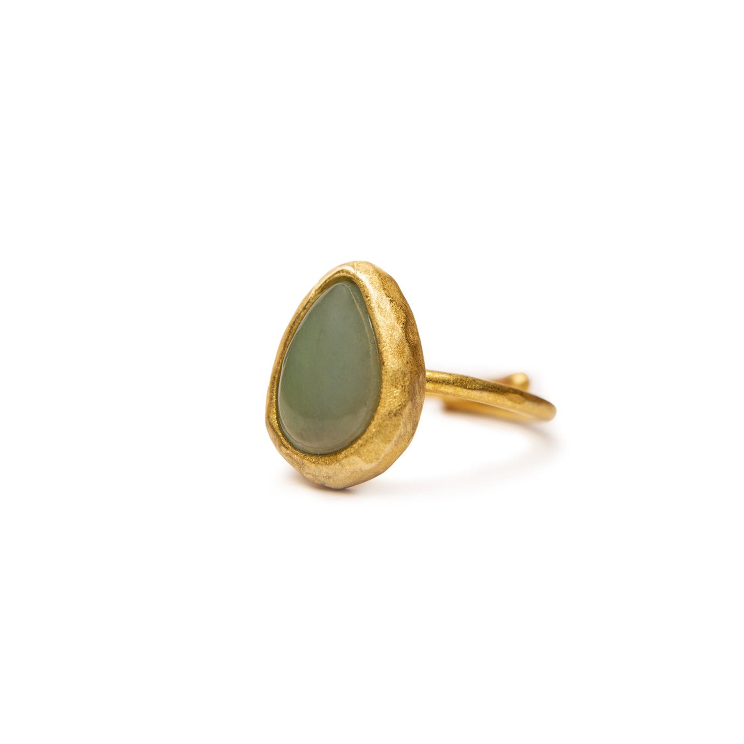 Anillo Gota Aguamarina