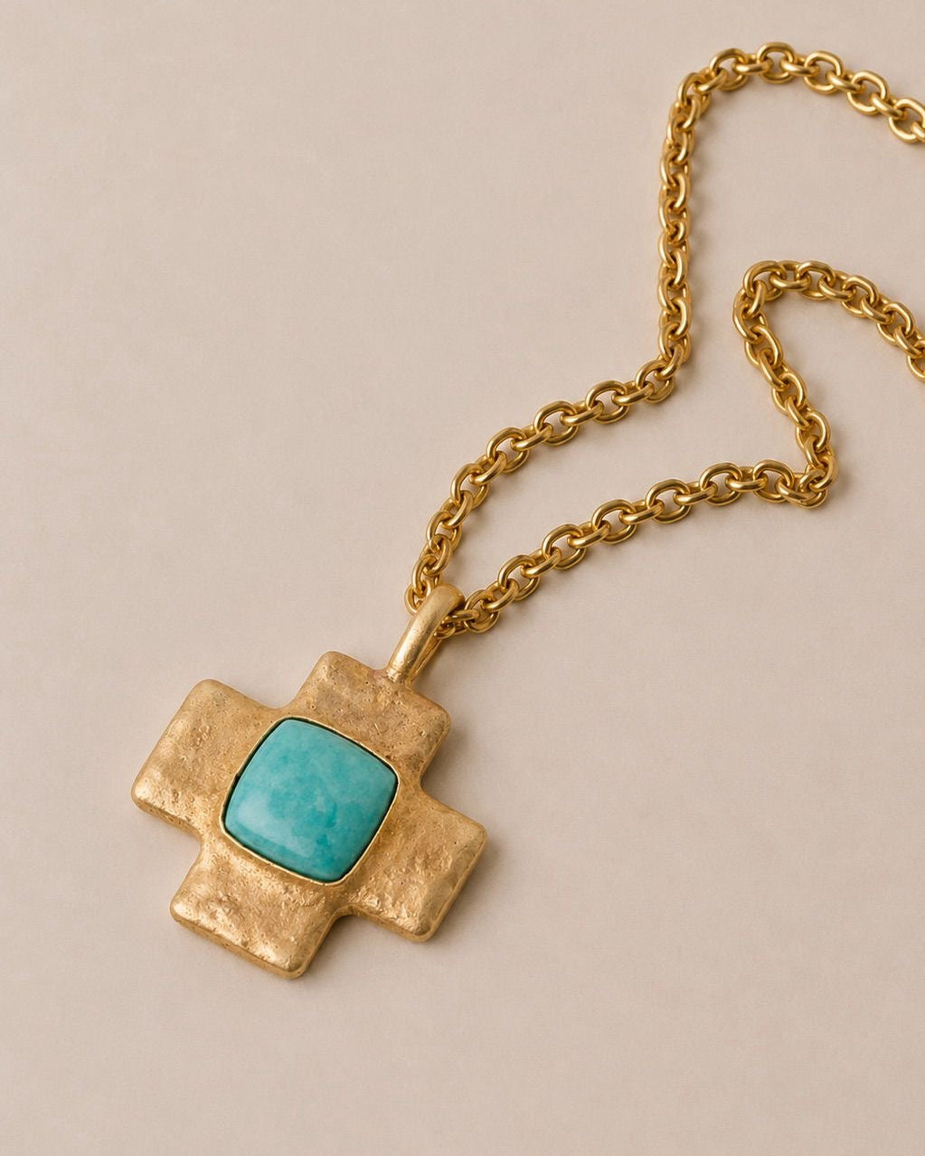 Amazonite Cross