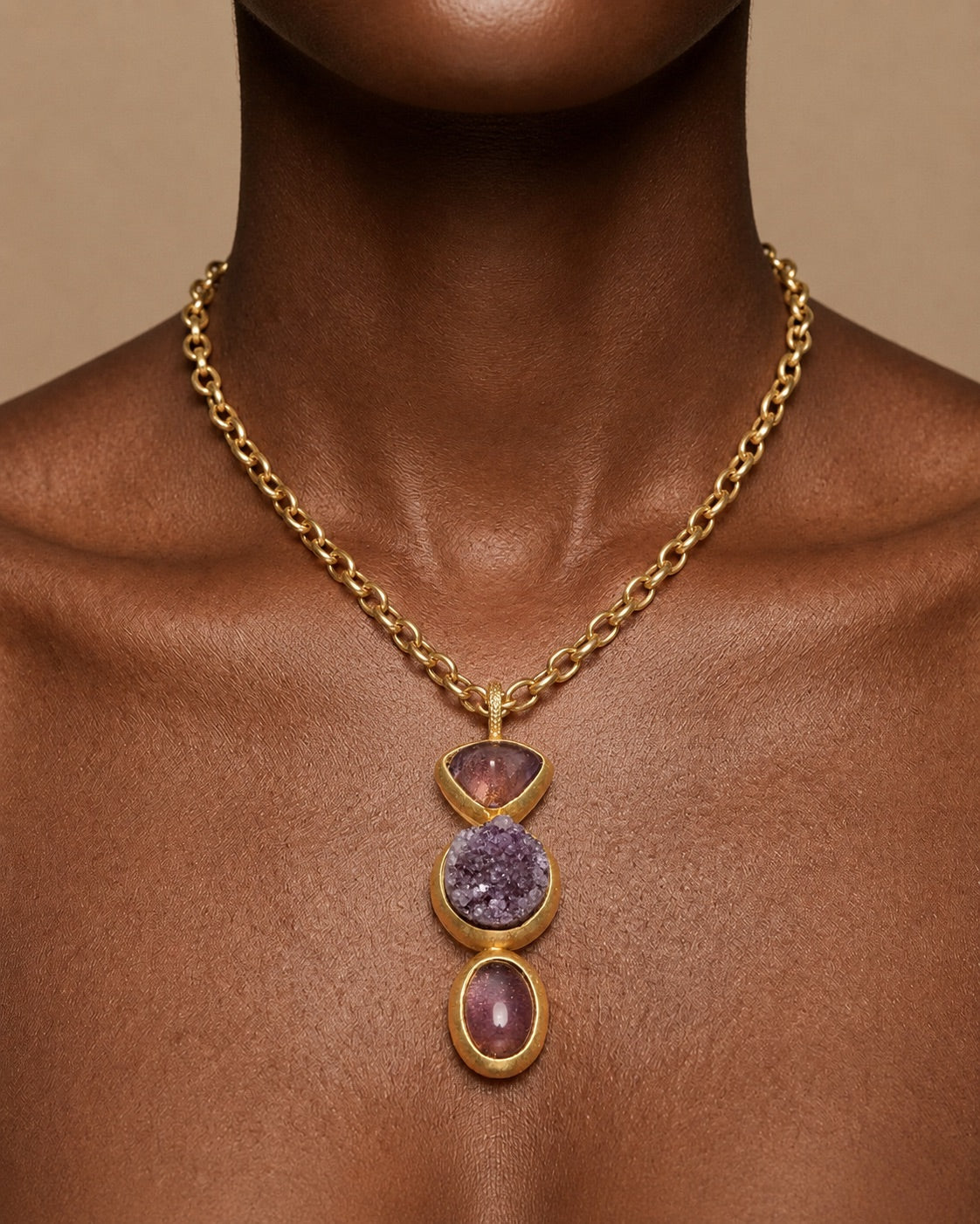 Collar Amatista Salvaje