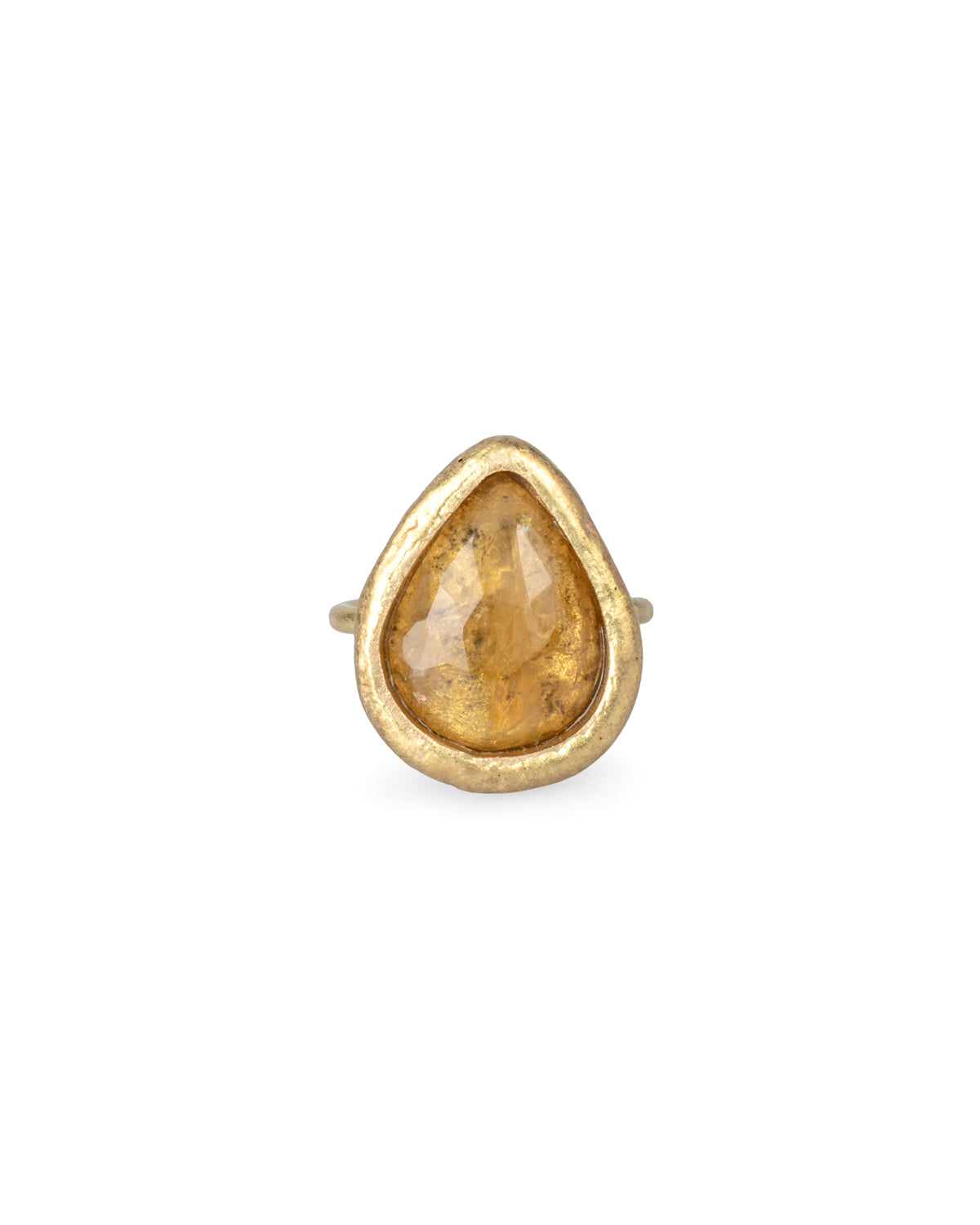 Anillo Zafiro Amarillo