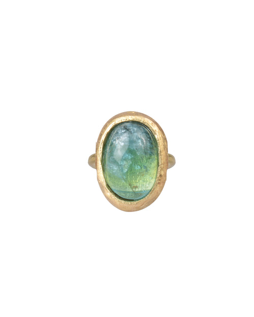 Anillo Apatita Verde