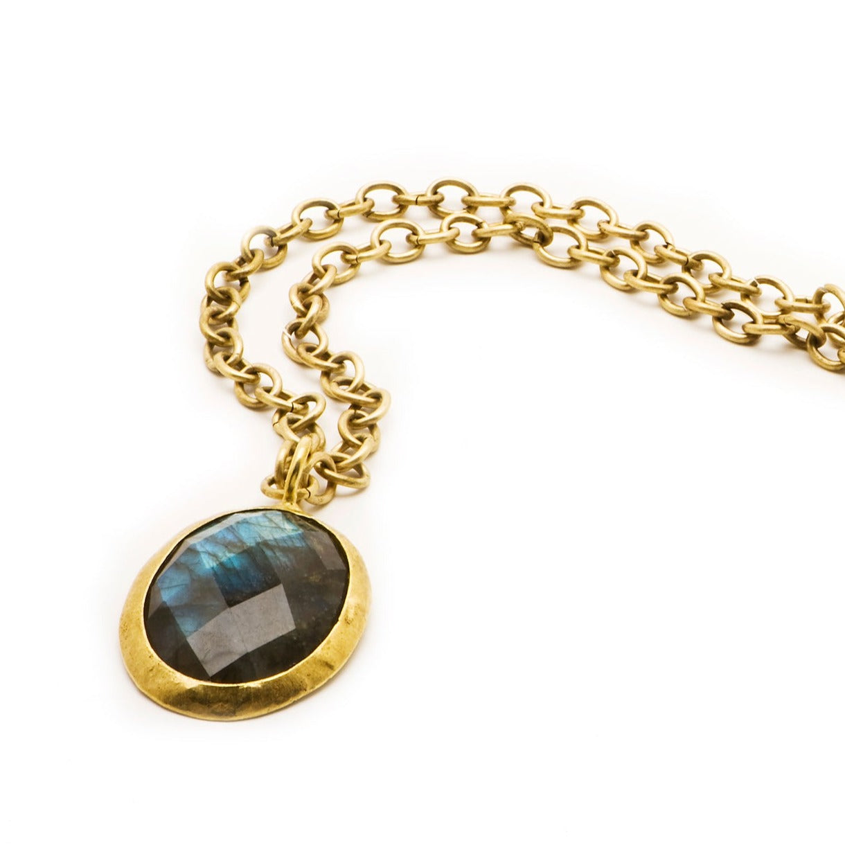 Chain with Labradorite Medallion
