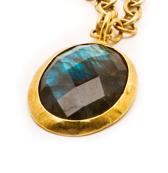 Chain with Labradorite Medallion