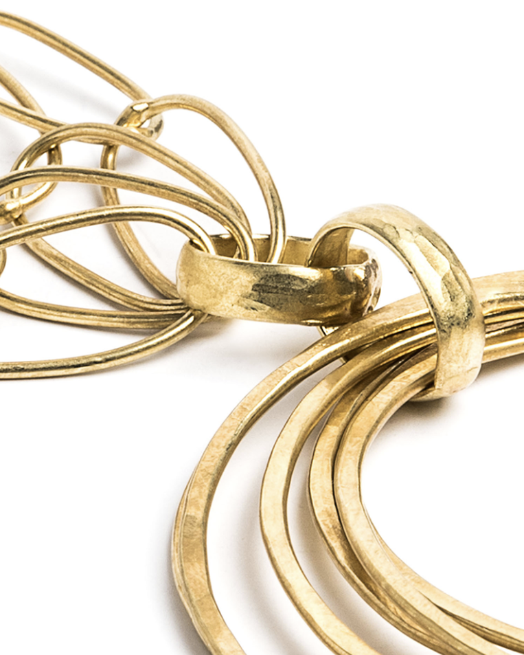 Chains with 6 rings pendant