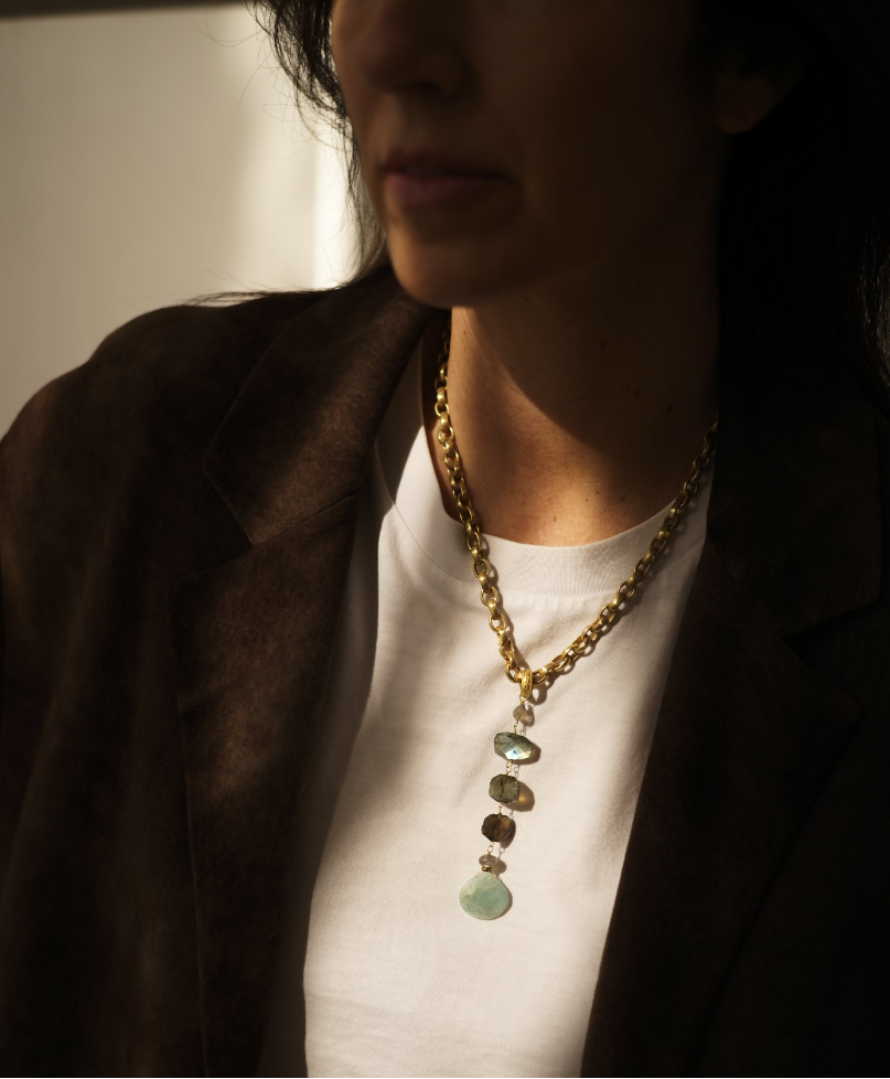 Short Brass Chain