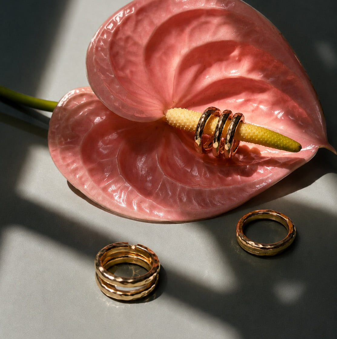 Anillo Aro Martelé