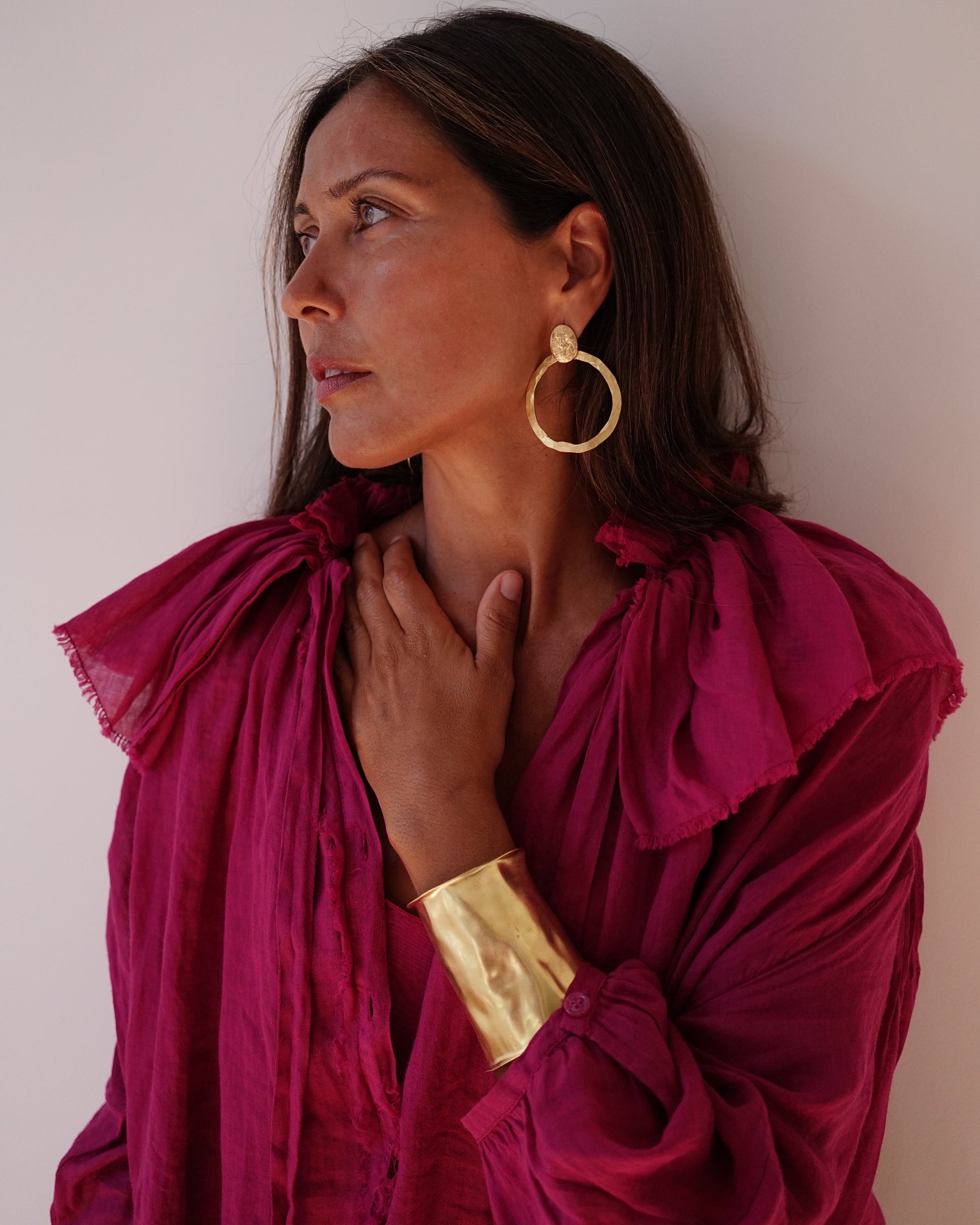 Pepa Large Circle Earrings 