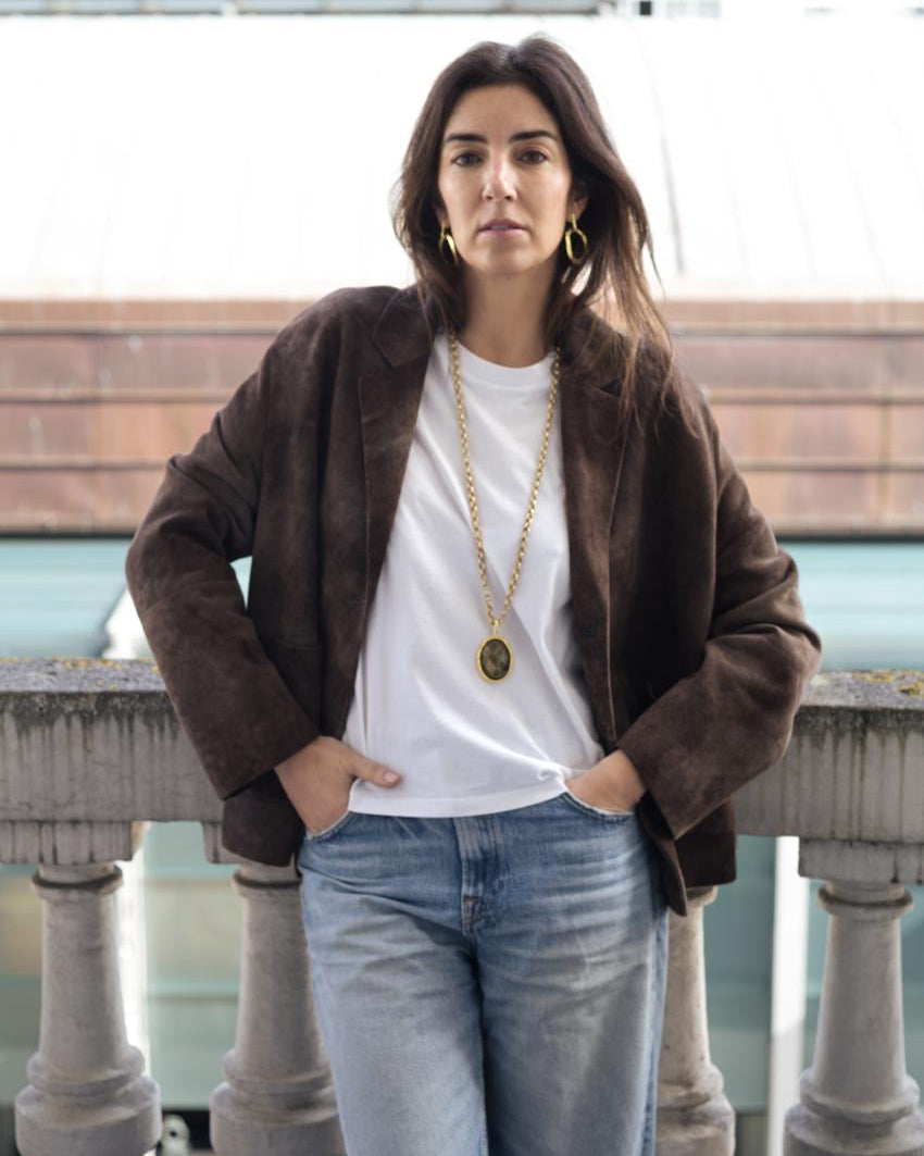 Chain with Labradorite Medallion