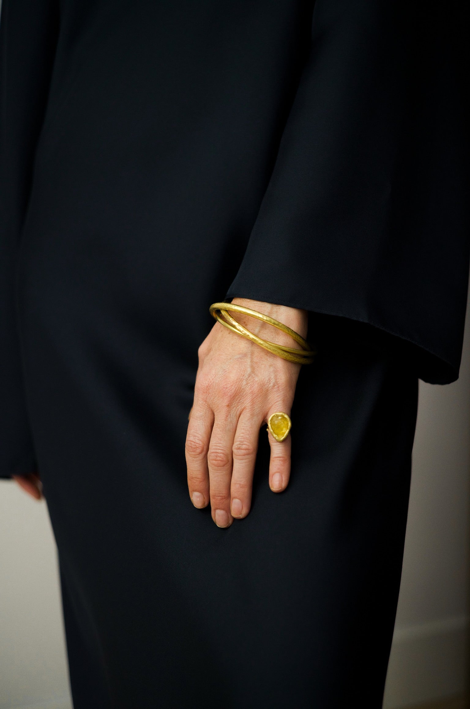 Anillo Zafiro Amarillo