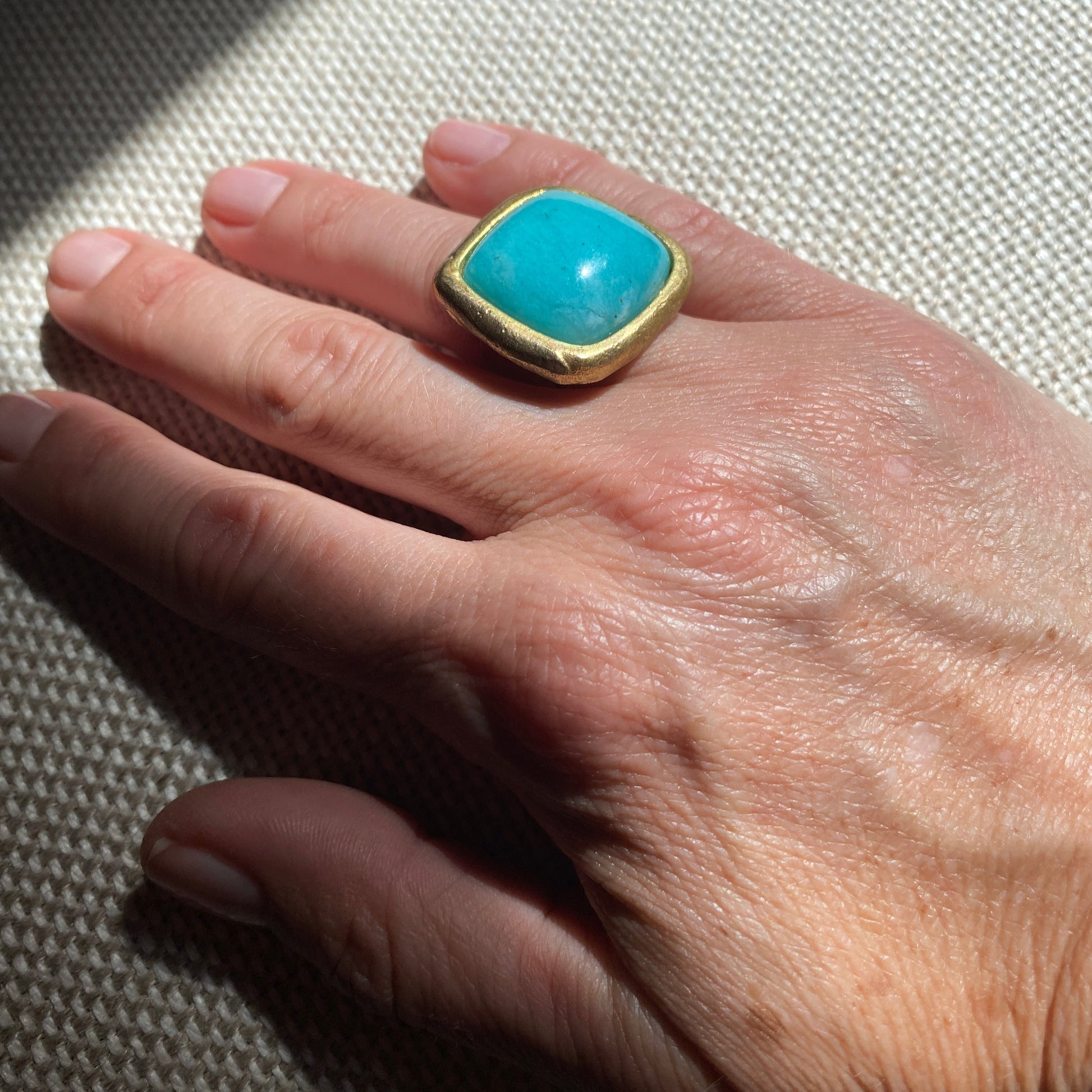 Diana Amazonite Ring