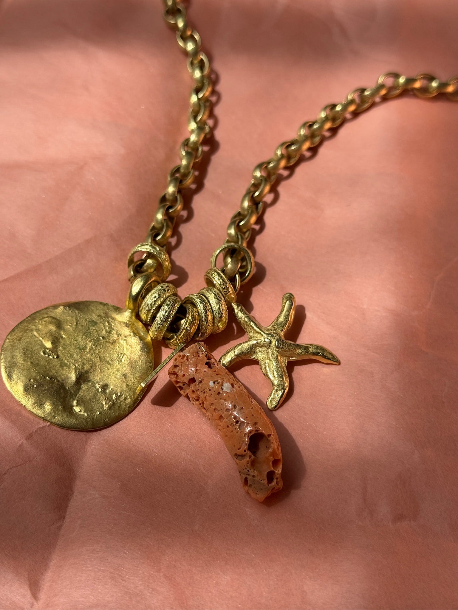 Sponge Coral Pendant