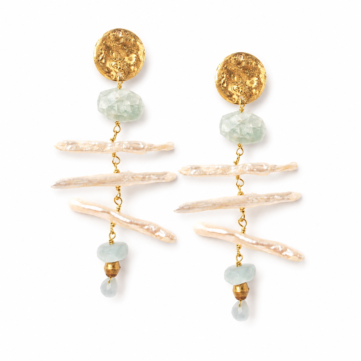 Biwa Earrings