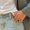 Anillo Diana Jade Africano