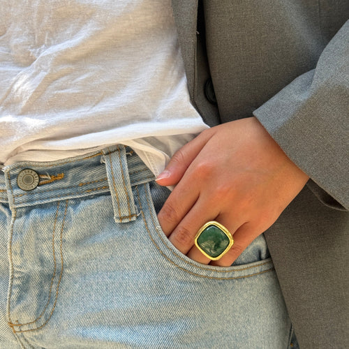 Anillo Diana Jade Africano