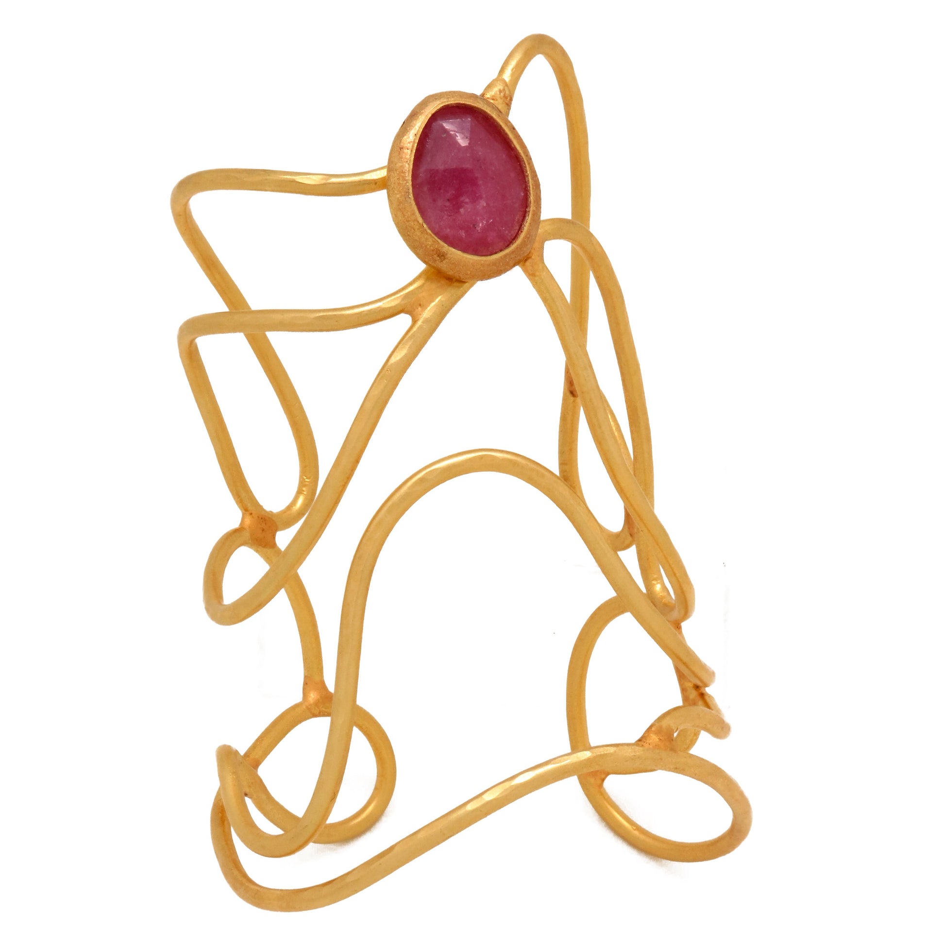 Brazalete Ondas con Zafiro