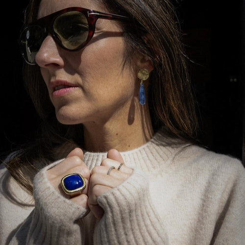 Anillo Diana Lapislázulli