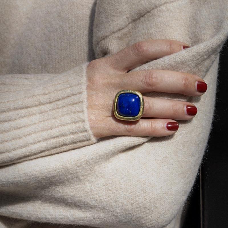Anillo Diana Lapislázulli