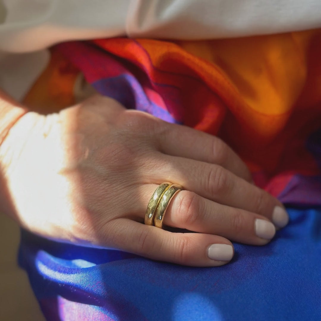 Anillo Aro Martelé
