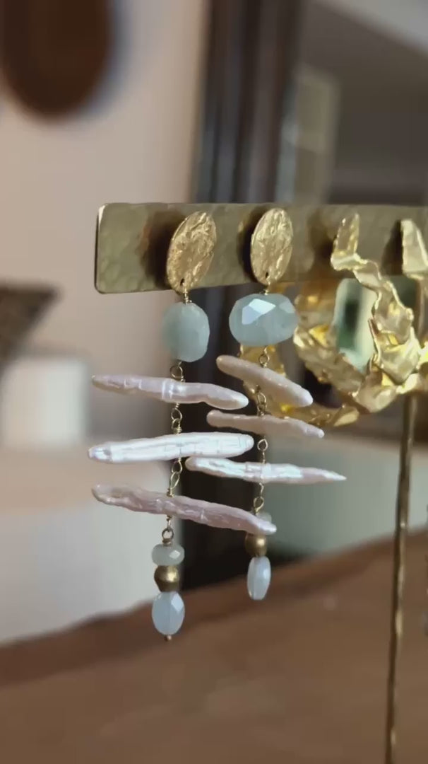 Biwa Earrings
