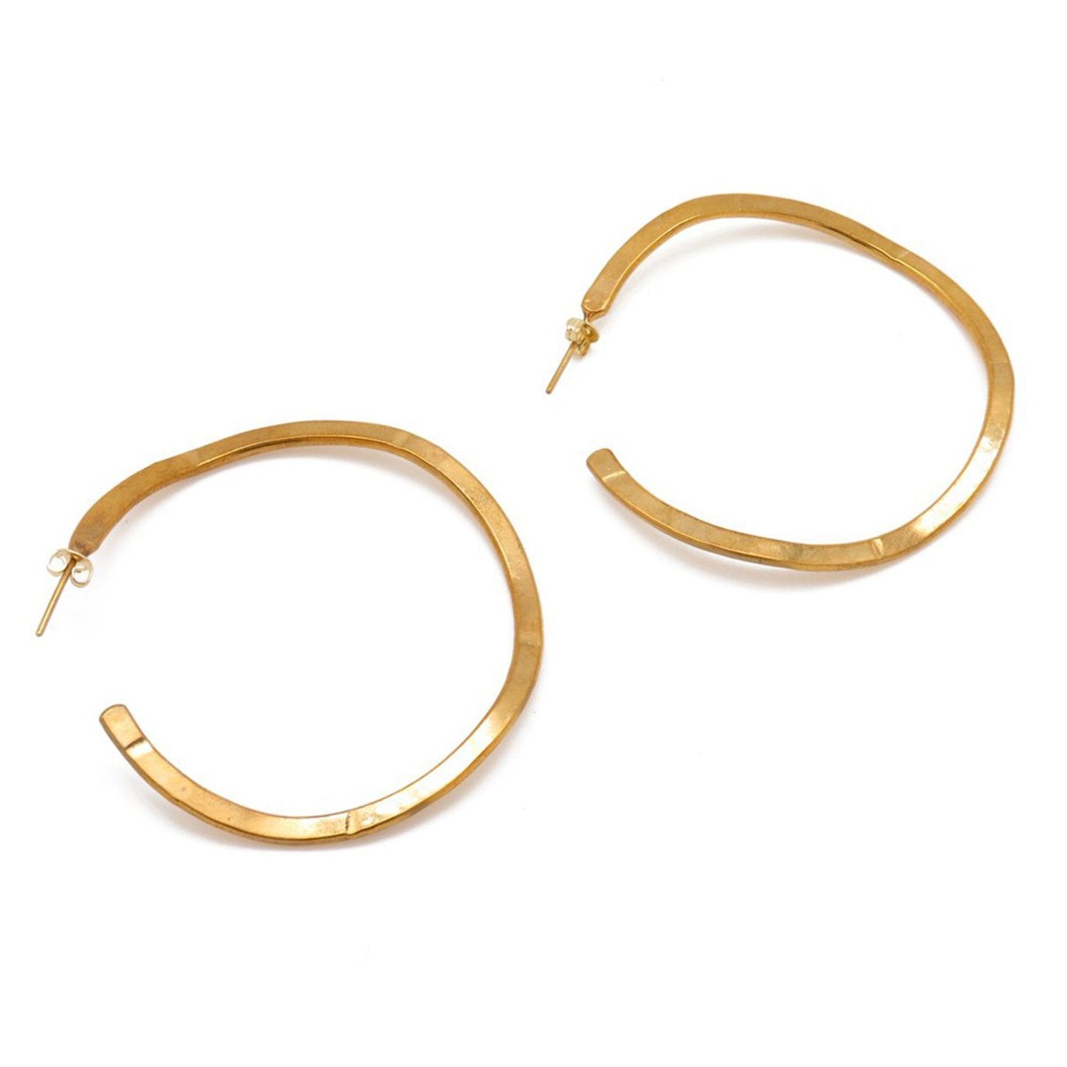 Arracada wavy hoop 5.5cm
