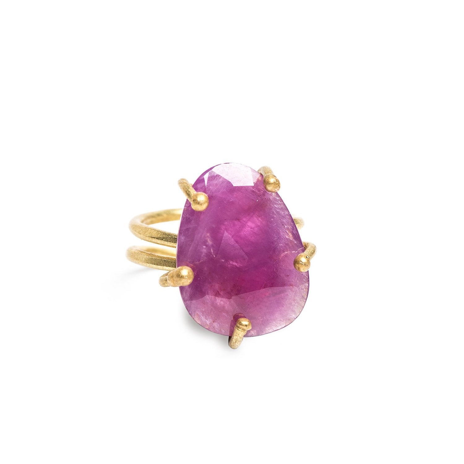 Anillo Milky Rubi