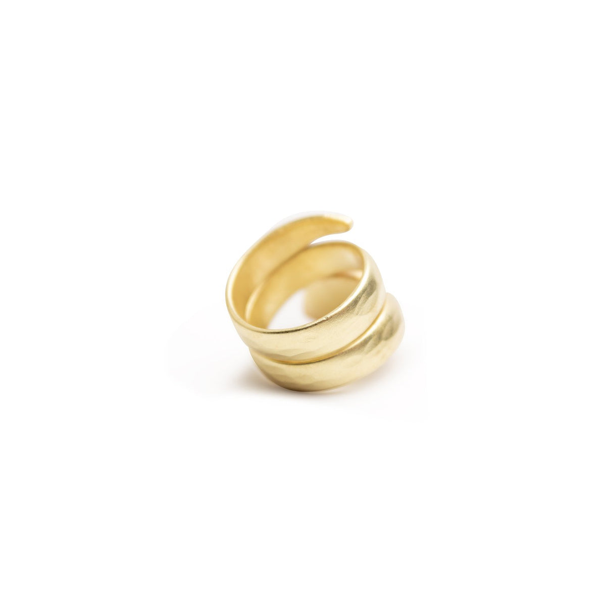 Anillo Serpiente Granate