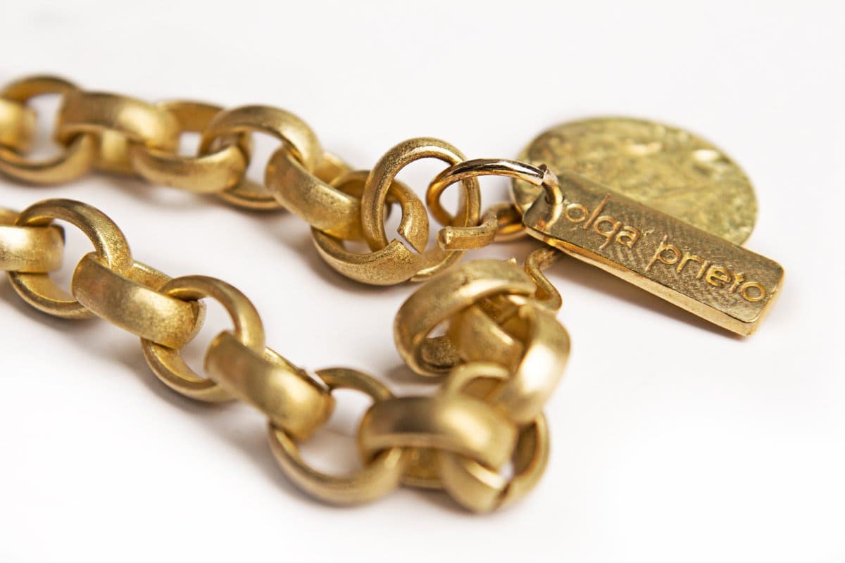 Short Brass Chain