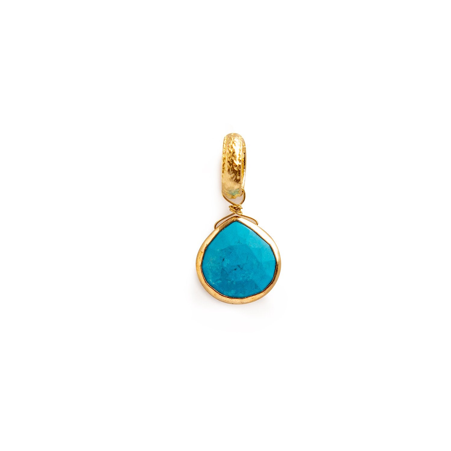 Colgante Turquesa Gota