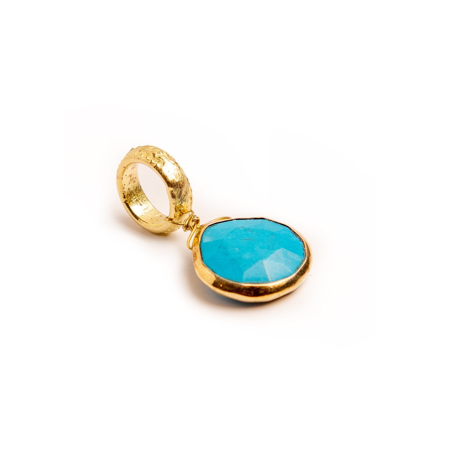Colgante Turquesa Gota