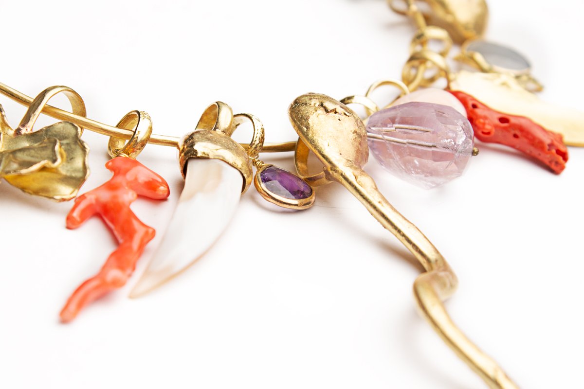 Blasted Serpent Pendant